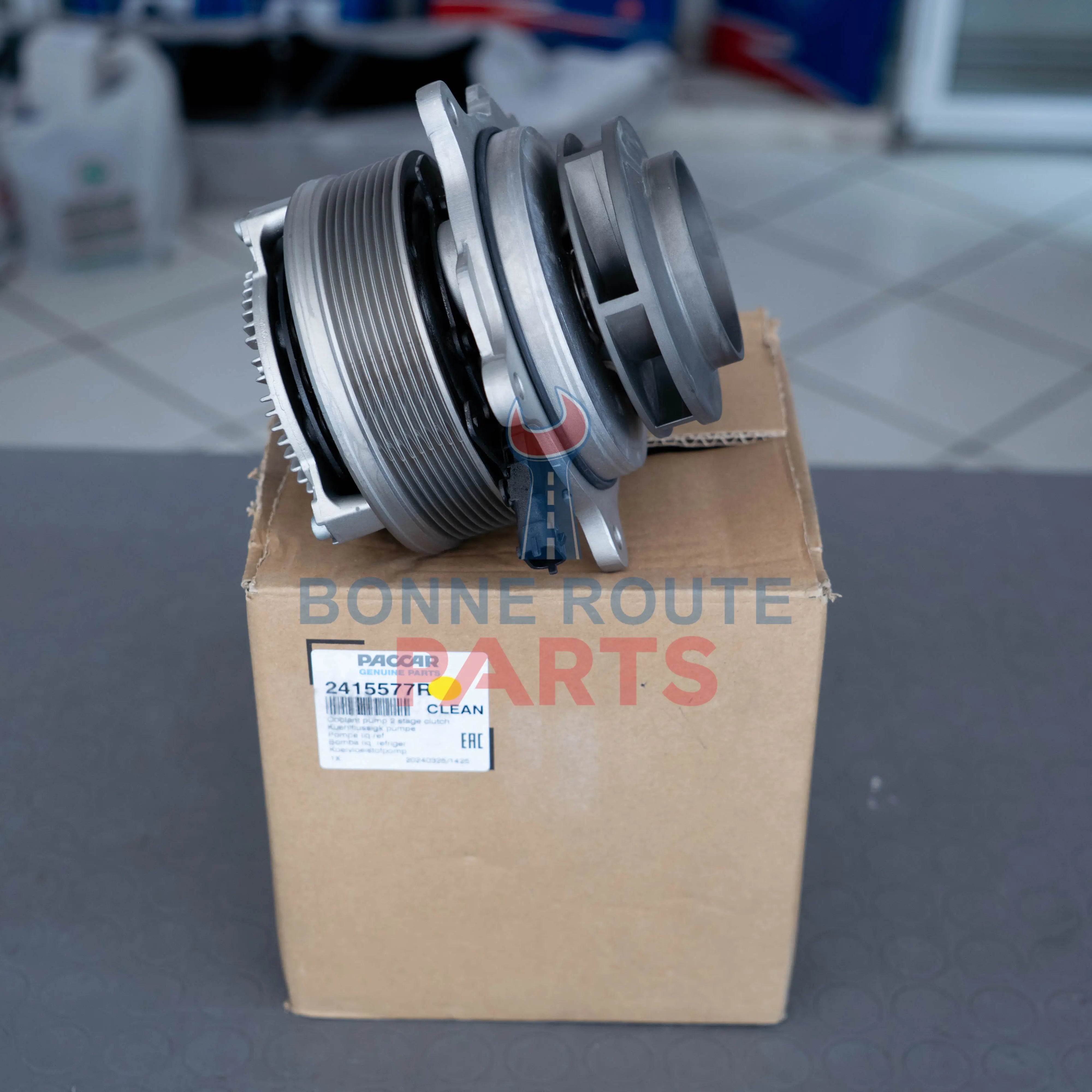 Embrayage 2 phases de pompe de liquide de refroidissement