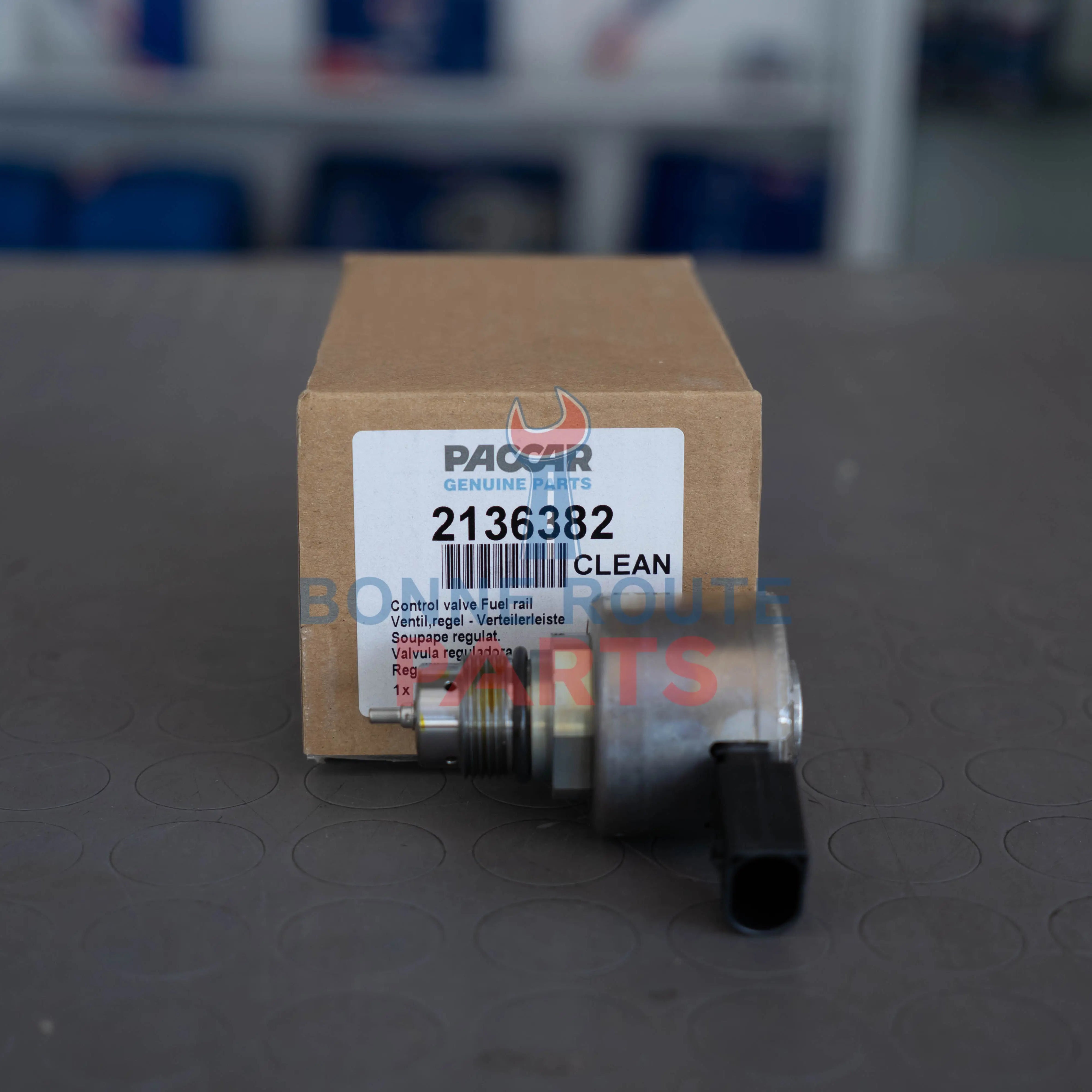Soupape de commande de pression de rampe d'injection de carburant