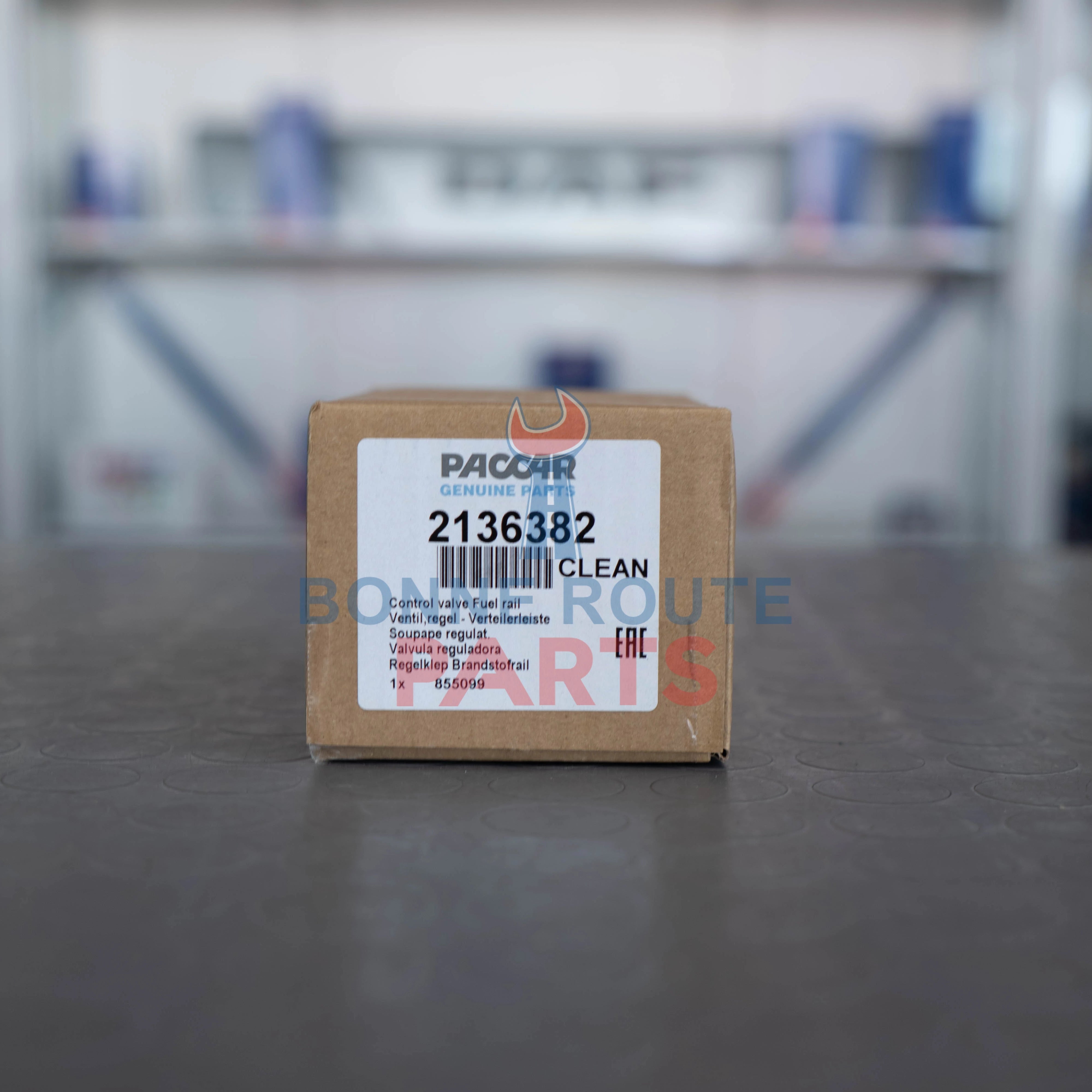 Soupape de commande de pression de rampe d'injection de carburant